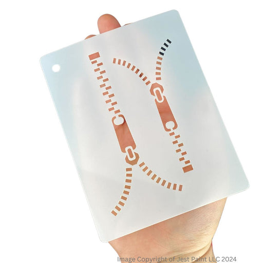 QUICKEZ Stencil  - Zipper