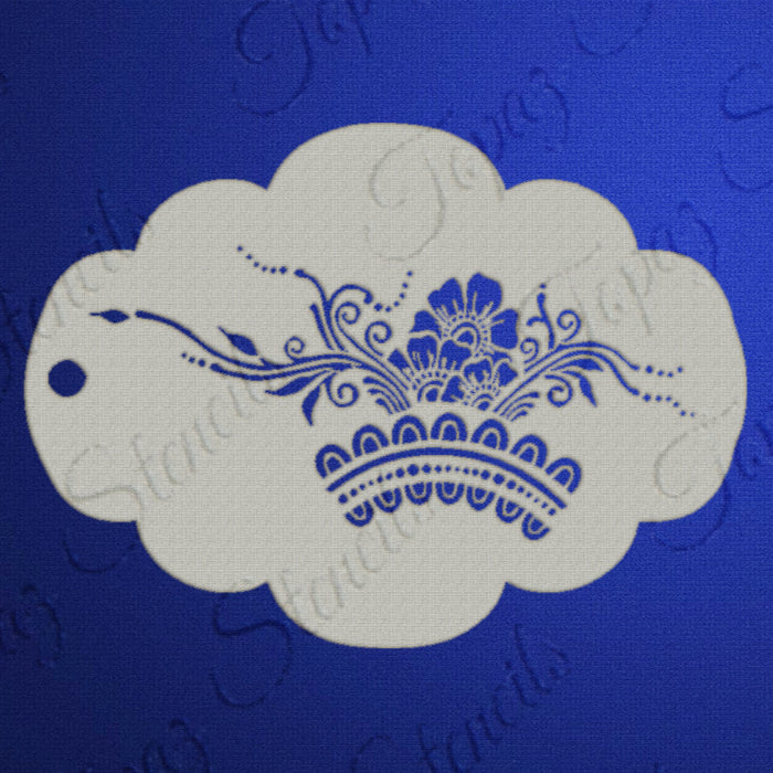 Topaz Stencils Face Painting Stencil Henna Arm Band (0347) — Jest