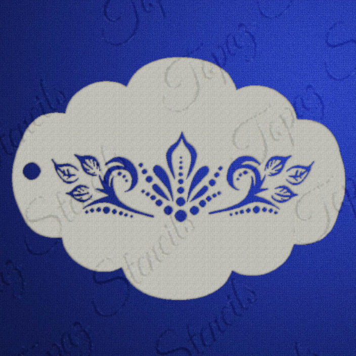 Topaz Stencils Face Painting Stencil Crown Isabella (0392) — Jest