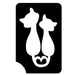 Art Factory | Glitter Tattoo Stencil - (107) Smitten Kittens - 5 Pack - #6