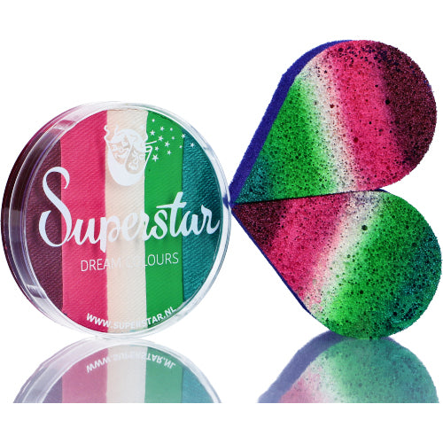 Superstar Face Paint | Dream Colours Rainbow Cake - FLOWER - 45gr