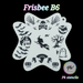 PK | FRISBEE Face Painting Stencil | New Mylar - Ultimate Halloween - B6