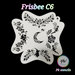 PK | FRISBEE Face Painting Stencil | WHITE - Fairies and Flowers - C6