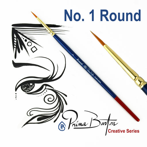 Prima Barton | Creative Series Face Painting Brush - Round #1