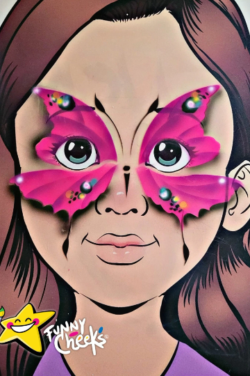 9PCS Face Painting Stencils Stars Unicorn Butterfly Body Paint DIY