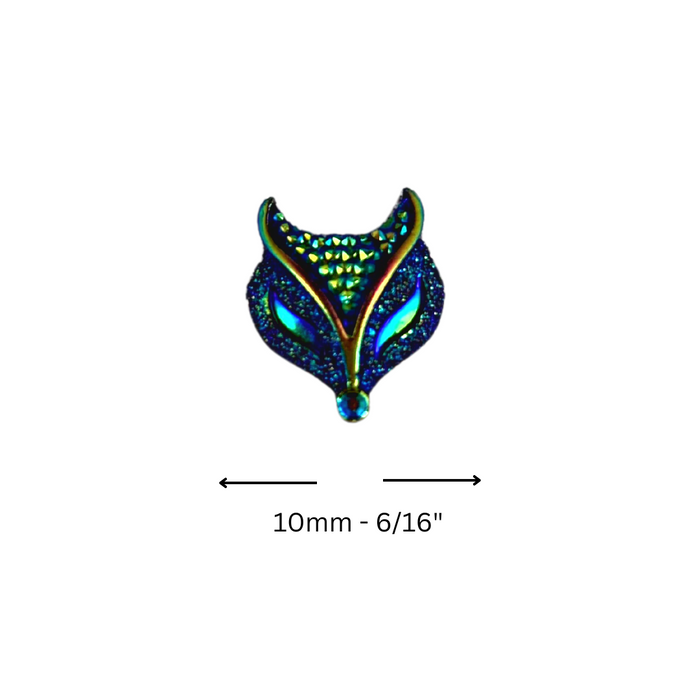 Jest Jewelz Face Painting Gems | Small Green Mermaid Tail - 1 Tbsp (43 gems aprox)