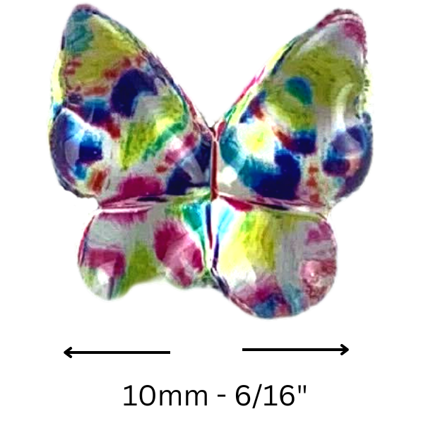 Jest Jewelz Face Painting Gems | Small MULTICOLOR BUTTERFLIES - 1 tbsp (aprox 63 gems) - While Supplies Last!