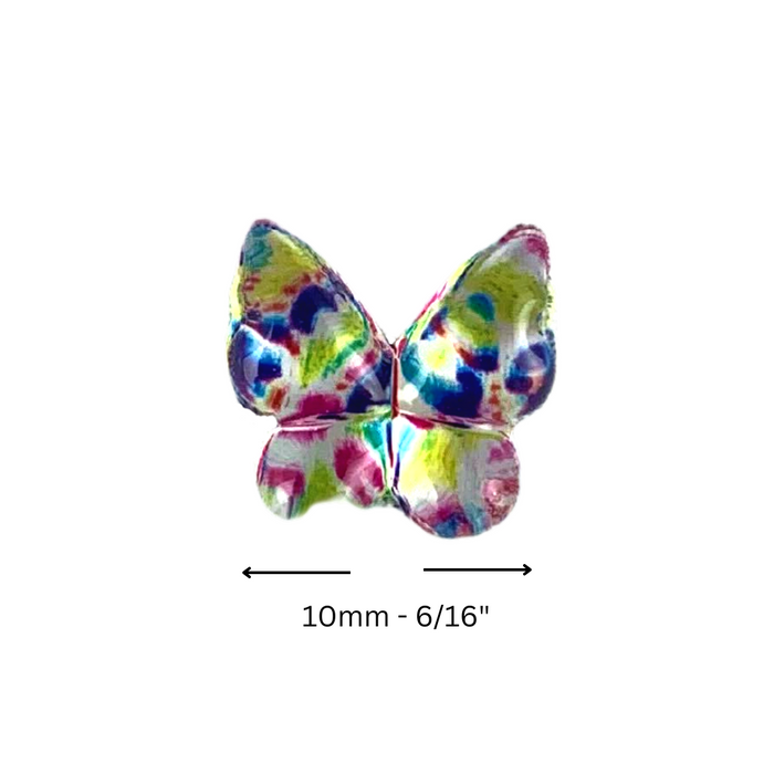 Jest Jewelz Face Painting Gems | Small Multicolor Butterfly - 1 tbsp (aprox 63 gems)