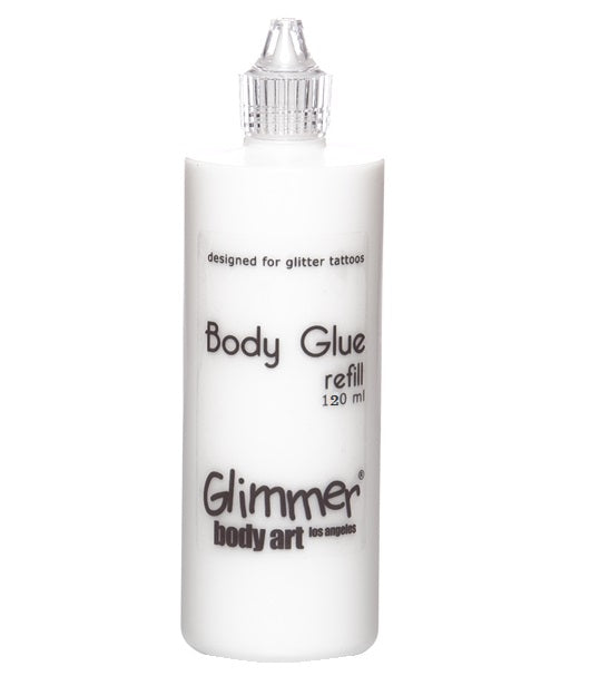 Glimmer Body Art | Glitter Tattoo Body Glue - 135ml (4.5oz) LARGE Refill Bottle #13