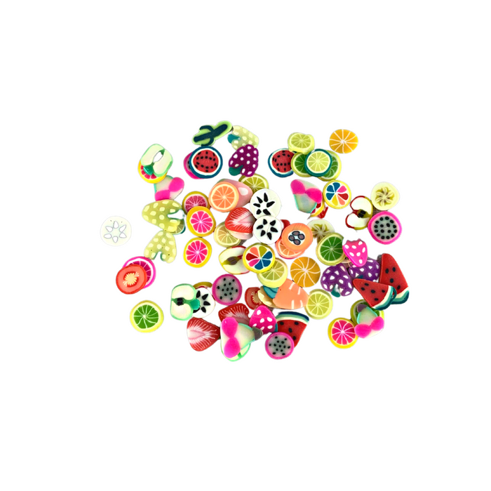 Jest Jewelz Face Painting Gems | Small Fruit Salad - 1/2 tbsp (234 gems aprox)