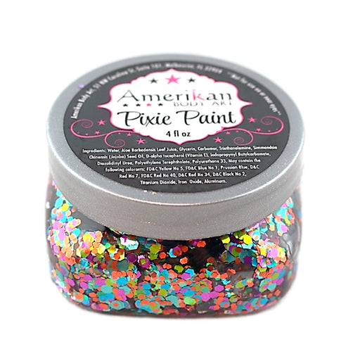 Pixie Paint Face Paint Glitter Gel  - Tropical Whimsy - Medium 4oz (Currently in Round Tub)