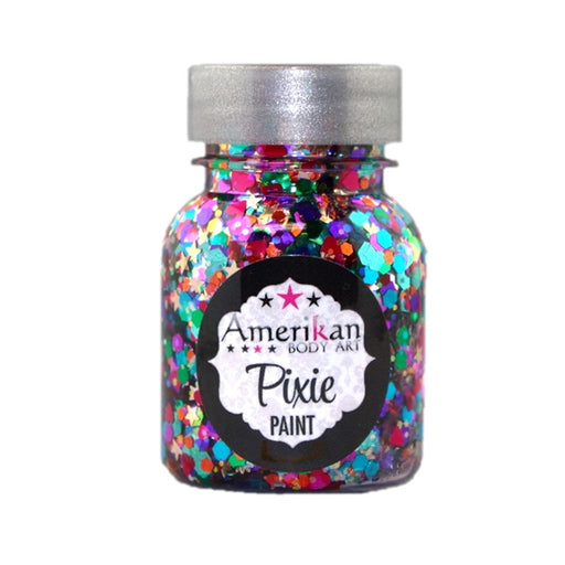 Pixie Paint Face Paint Glitter Gel - Rainbow Brite - Small 1oz