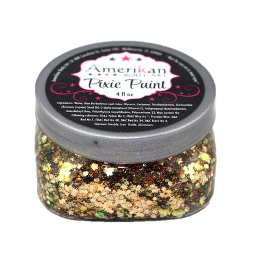 Pixie Paint Face Paint Glitter Gel - Lucky Star - Medium 4oz (Currently in Round Tub)