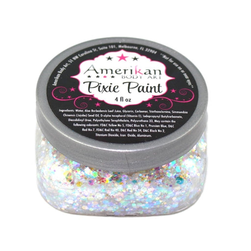 Pixie Paint Face Paint Glitter Gel - True Colors - Medium 4oz (Currently in Round Tub)