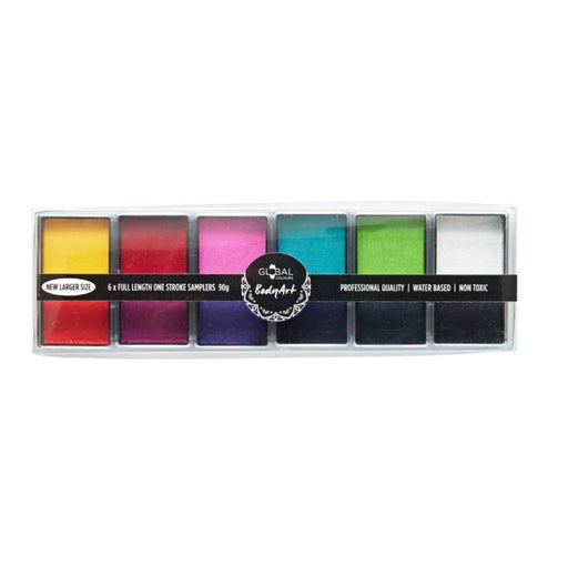 Global Colours | All You Need MINI Body Art Palette (12 Color - 6 x 15gr split samplers)
