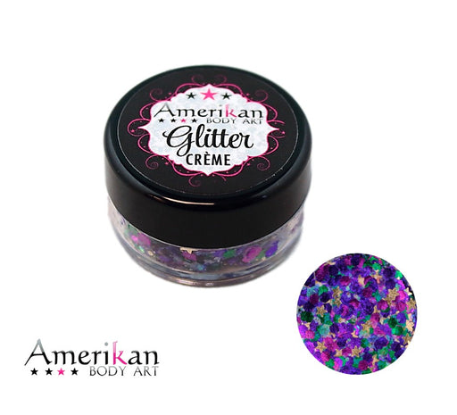 Amerikan Body Art | CHUNKY Glitter Cremes - MARDI GRAS - 10gr