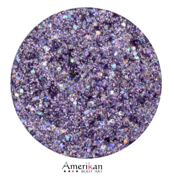 Amerikan Body Art | Fine Glitter Creme - ( Purple Mix )  CELESTIAL -15gr
