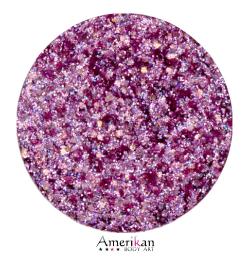 Amerikan Body Art | Fine Glitter Cremes - ( Pink Mix ) NEBULA  -15gr