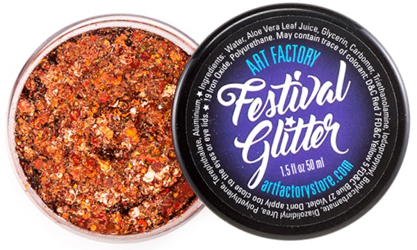 Festival Glitter - Chunky Glitter Gel - Pumpkin Spice - Small 1oz