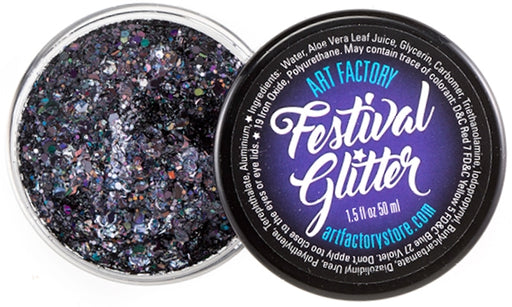 Festival Glitter | Chunky Glitter Gel - Raven - 1.2 oz