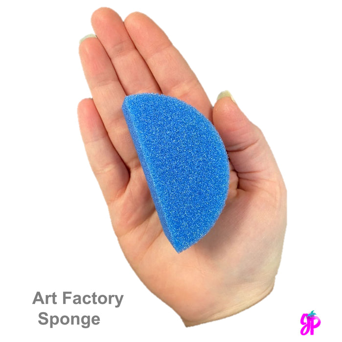 Splash Face Painting Sponges by Jest Paint - HALF MOON (2 pieces)