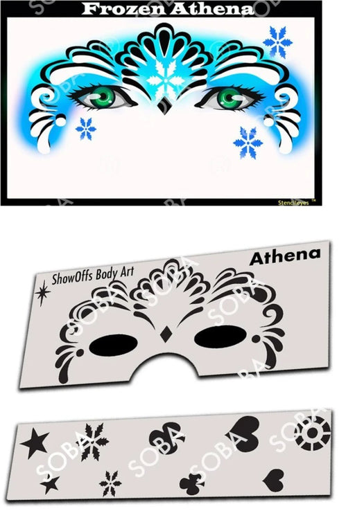 Stencil Eyes / Mask - Face Painting Stencil - ATHENA - Child Size