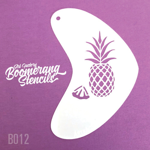 Art Factory - Boomerang Face Painting Stencil - Pineapple (B012)