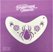 Art Factory | Boomerang Face Painting Stencil - Spider Crown (B036)
