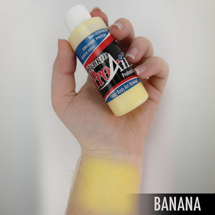 ProAiir Alcohol Based Hybrid Airbrush Body Paint 4oz - Banana Yellow - DISCONTINUE