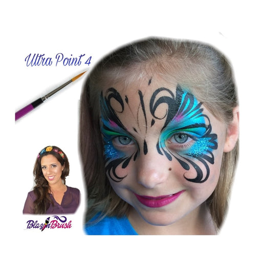 Blazin Face Painting Brush by Marcela Bustamante - Ultra Point 4