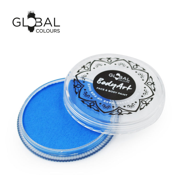 Global Colours Paint - NEW UV Neon Blue 32gr (SFX - Non Cosmetic)