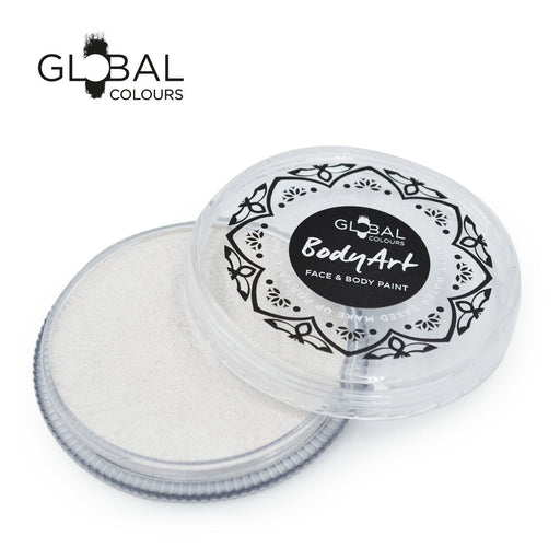 Global Colours Body Art | Face and Body Paint - NEW Pearl White (32gr)