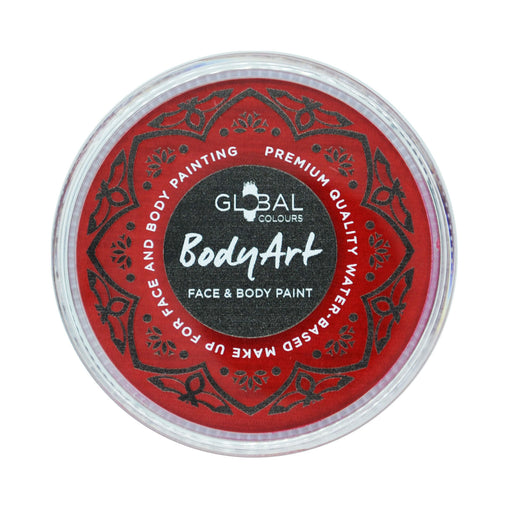 Global Colours Body Art | Face and Body Paint - NEW Standard Red (32gr)