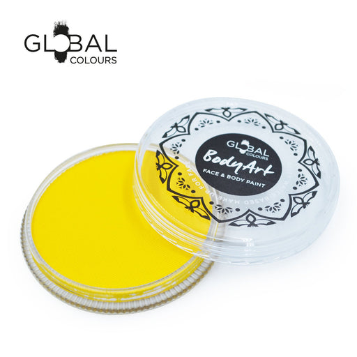 Global Colours Body Art | Face and Body Paint - NEW Standard Yellow (32gr)