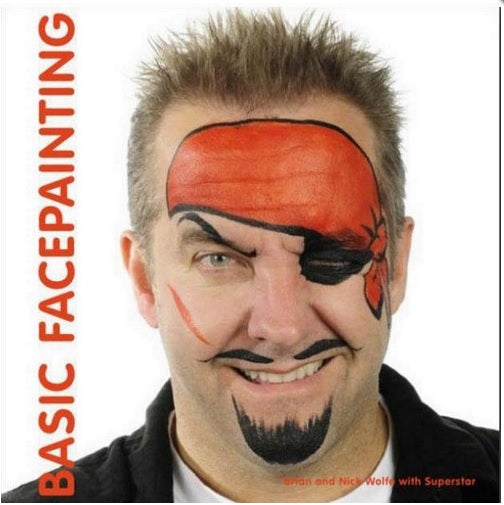 Scary face painting book by Nick Wolfe