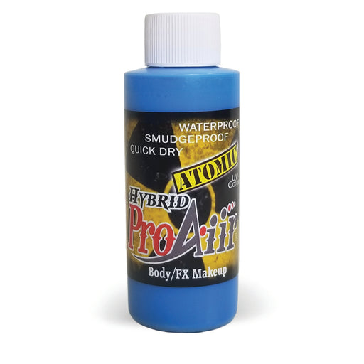 ProAiir ATOMIC Alcohol Based Hybrid Airbrush Paint - DISCONTINUED- Biohazard Blue (1oz) (SFX - Non Cosmetic)
