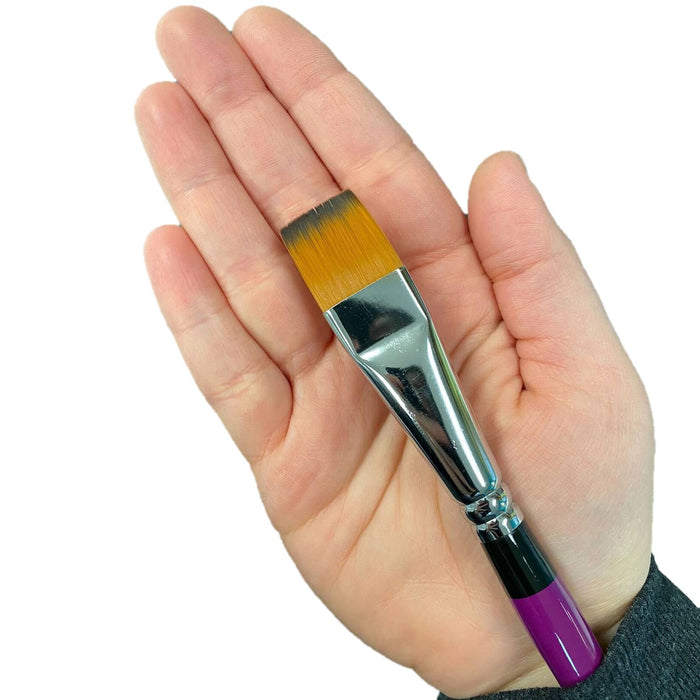 Blazin Face Painting Brush by Marcela Bustamante - 3/4" Flat