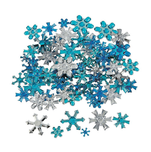 Jest Jewelz - SNOWFLAKES - Assorted Colors & Sizes (Approx. 150 Pieces)
