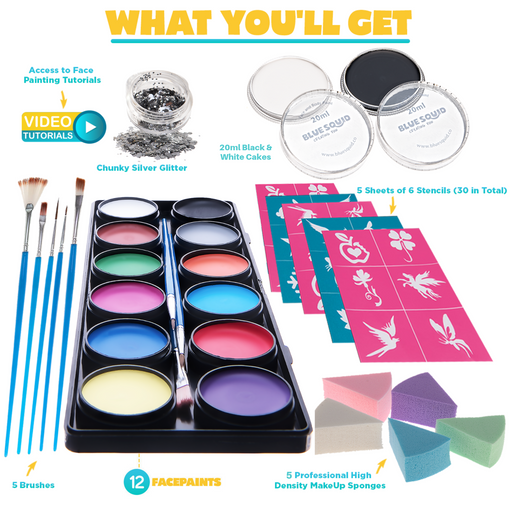 Face Paint Palettes  Face Paint Kits for Beginners — Jest Paint - Face  Paint Store
