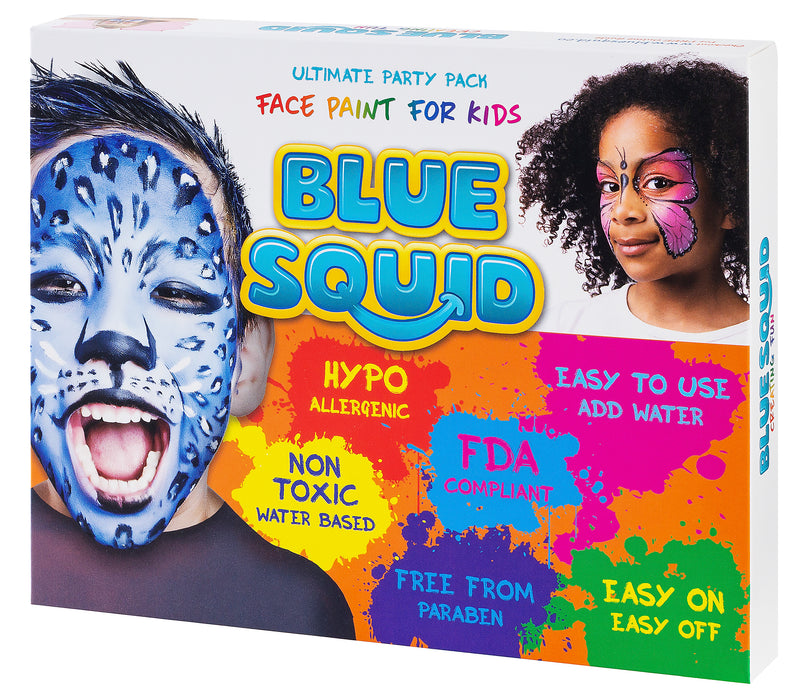 Blue Squid | KID'S Face Paint - Ultimate Party Pack