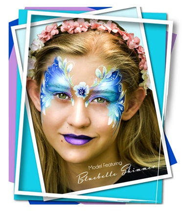 Fusion Body Art |  Leanne's Happy Pixie Petal Palette Refill - BLUEBELLE SHIMMER 25gr