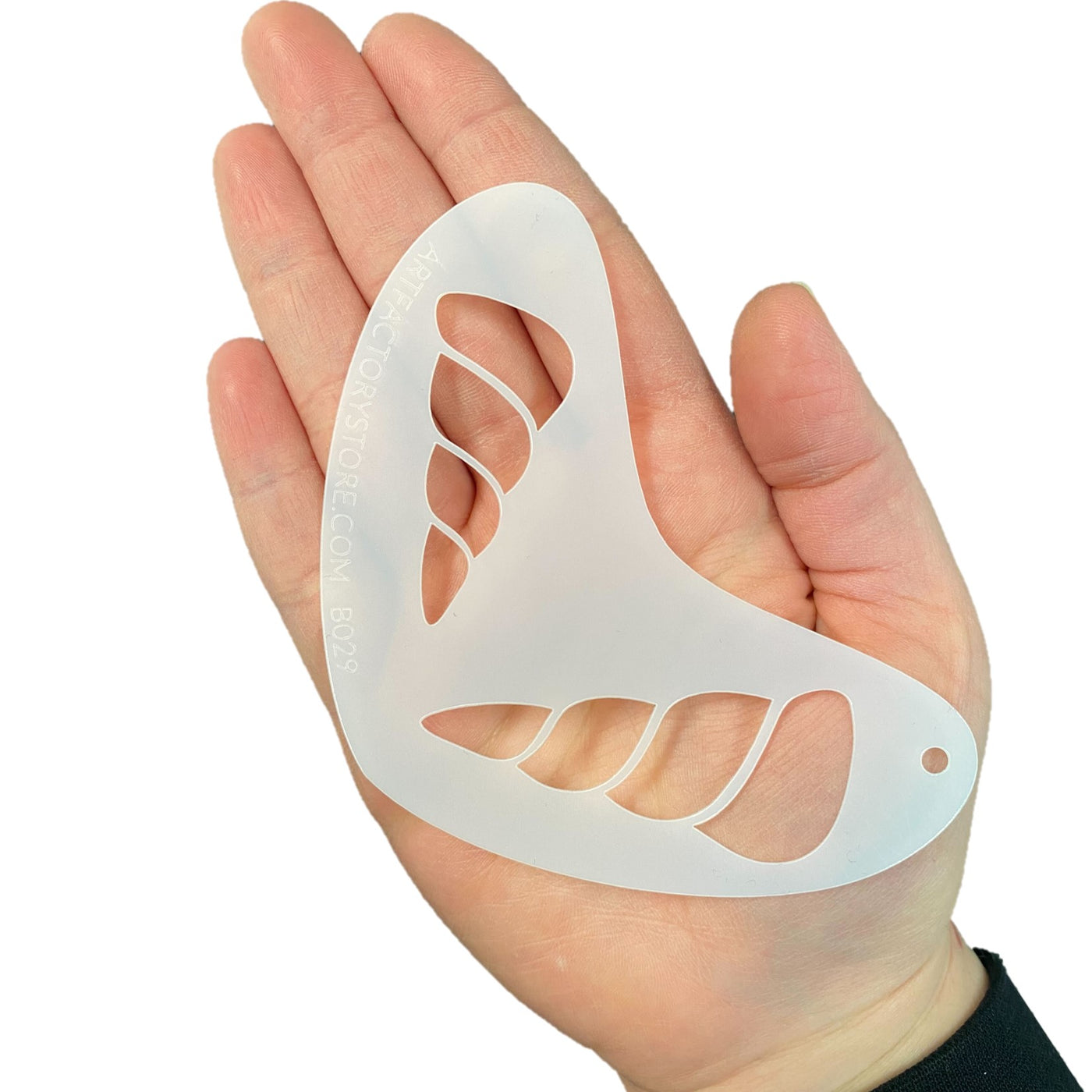 Art Factory Unicorn Boomerang Stencil - Reusable Face Painting Stencil For Parties