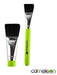 Cameleon Face Painting Brush - FLAT #3 - 1"  (short green handle)
