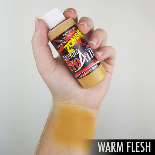 ProAiir Alcohol -Based Hybrid Airbrush Body Paint 2oz - Warm Flesh / Zombie