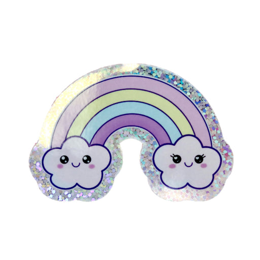 Lodie Up Holographic Sticker | Cute Rainbow