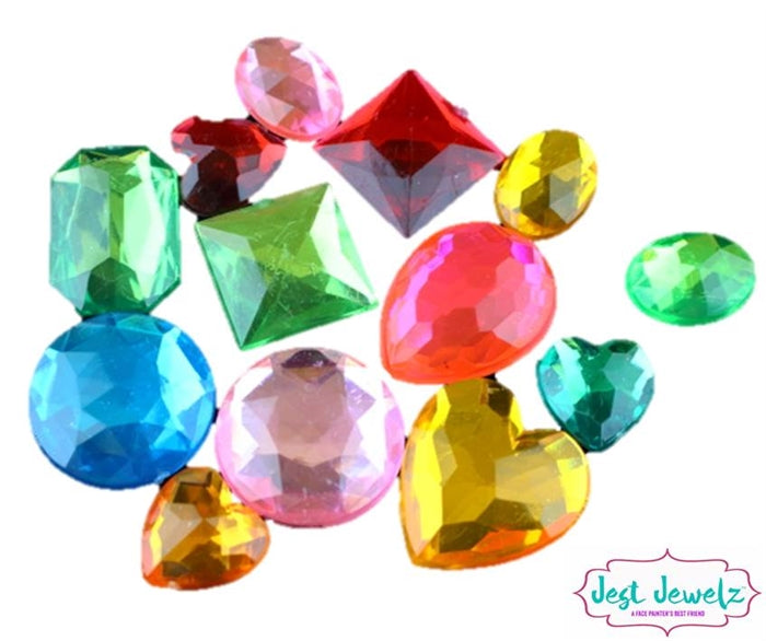 Jest Jewelz - Assorted Jumbo Gems (1/2 Cup - Approx. 55 Pieces)