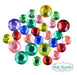 Jest Jewelz - Round Gems - Multicolored - (1/2 Cup - Approx. 400 Pieces)