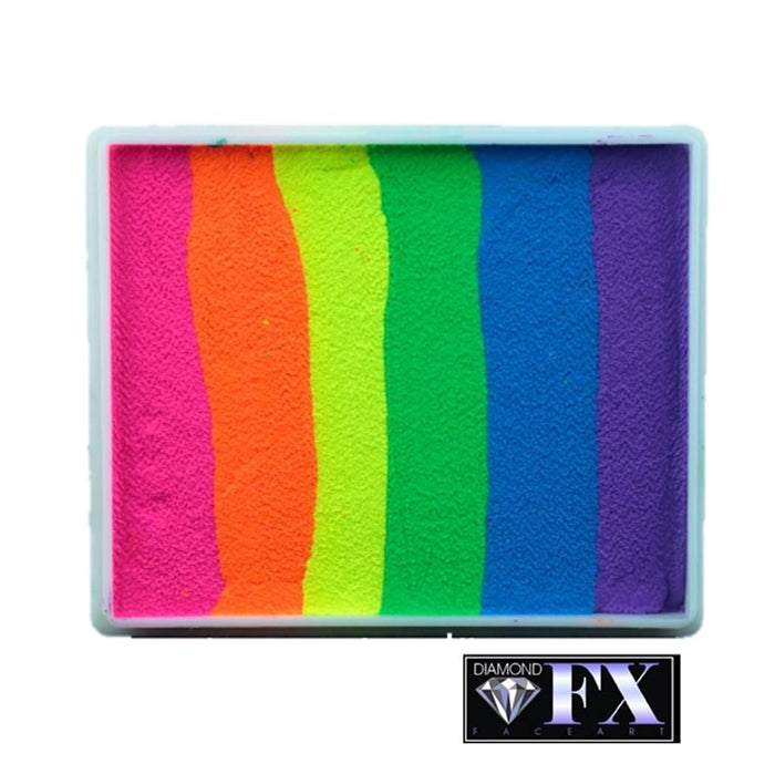 DFX Paint Rainbow Cake - LARGE NEON NIGHTS - (RS50-7) Approx. NET 0.84 Fl oz / 25ml #7 (SFX - Non Cosmetic)
