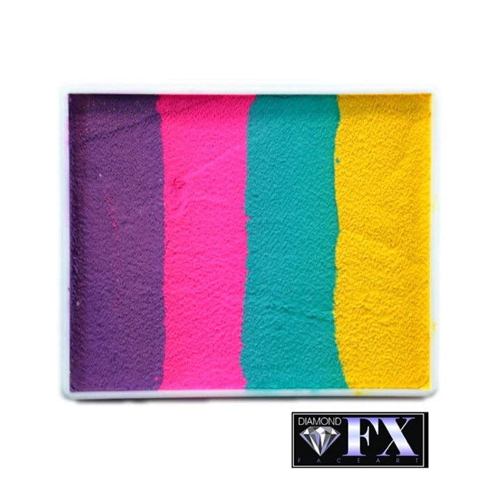 DFX Paint Rainbow Cake -  Large Tropic Topic (RS50-97) Approx. 40gr / 1.48oz #19 (SFX - Non Cosmetic)