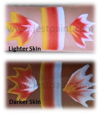 DFX Face Paint Rainbow Cake - Small Lobster Luau (RS30-2)  Approx.  14ml / .47 fl oz   #2
